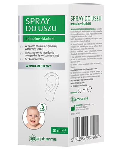  Starpharma Spray do uszu, 30 ml, cena ,opinie, składniki - Apteka internetowa Melissa  