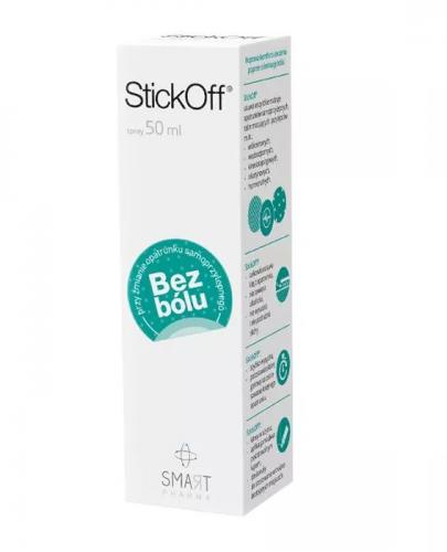 StickOff, spray do bezbolesnego usuwania opatrunków samoprzylepnych, 50 ml