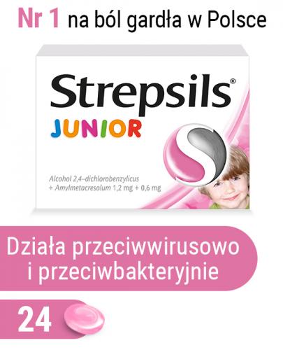 STREPSILS JUNIOR - 24 past. - Apteka internetowa Melissa