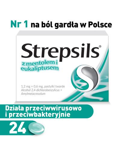 STREPSILS Z MENTOLEM I EUKALIPTUSEM - 24 past. - Apteka internetowa Melissa