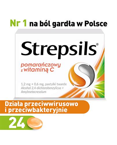 STREPSILS Z WITAMINĄ C - 24 past. - Apteka internetowa Melissa