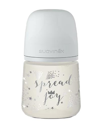  Suavinex Spread Joy Butelka ze smoczkiem fizjologicznym SX Pro o wolnym przepływie szara korona +0m, 150 ml, cena, opinie, właściwości - Apteka internetowa Melissa  