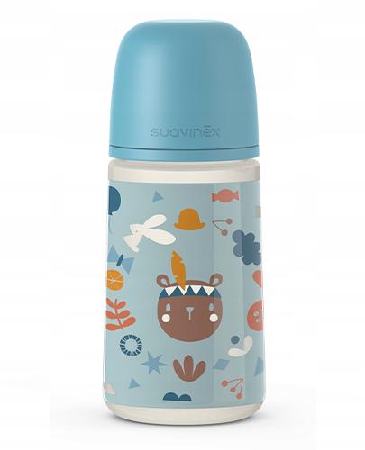 Suavinex SX Pro Forest Butelka o średnim przepływie niebieska, 270 ml - Apteka internetowa Melissa