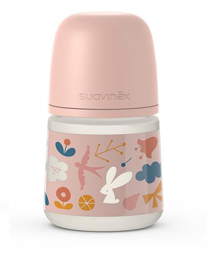 Suavinex SX Pro Forest Butelka o wolnym przepływie różowa, 150 ml - Apteka internetowa Melissa