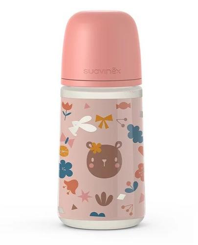 Suavinex SX Pro Forest Butelka o średnim przepływie różowa, 270 ml - Apteka internetowa Melissa