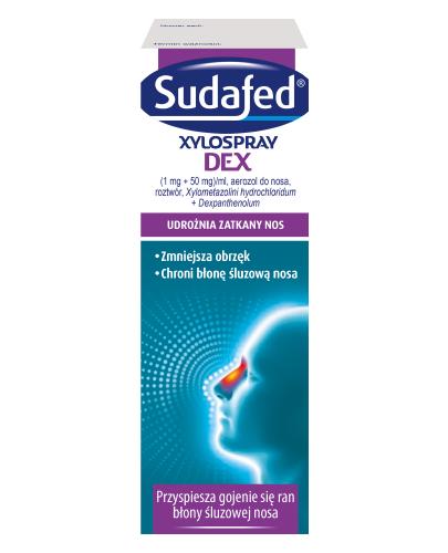 SUDAFED Xylospray DEX - 10 ml - zmniejsza obrzęk, chroni błonę śluzową - cena, dawkowanie, opinie - Apteka internetowa Melissa