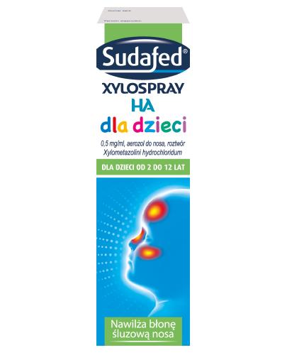SUDAFED XYLOSPRAY HA Dla dzieci aerozol do nosa - 10 ml  BEZ KARTONOWEGO OPAKOWANIA