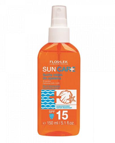 FLOS-LEK SUN CARE Suchy olejek do opalania w sprayu SPF 15 - 150 ml - Apteka internetowa Melissa