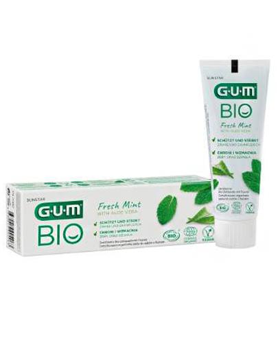  Sunstar Gum Bio Fresh Mint Pasta do zębów z aloesem - 75 ml - cena, opinie, właściwości - Apteka internetowa Melissa  