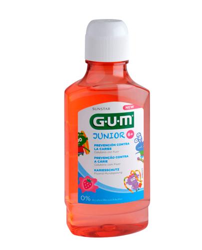 Sunstar GUM Monster Junior płyn do płukania jamy ustnej - 300 ml - cena, opinie, właściwości 