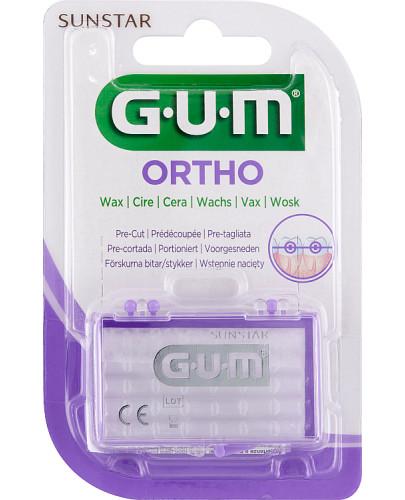 SUNSTAR GUM ORTHO Wosk ortodontyczny - 1 szt.