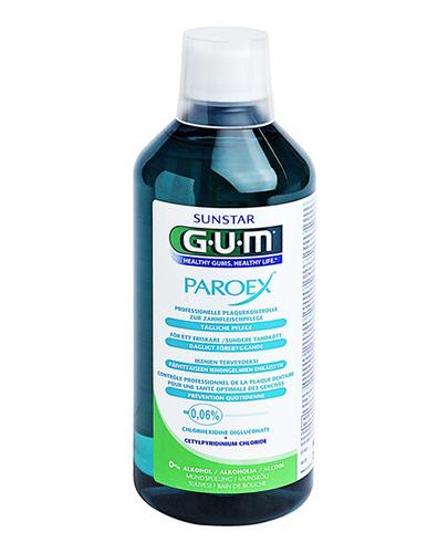 SUNSTAR GUM PAROEX Płyn do płukania jamy ustnej 0,06% CHX, 500 ml