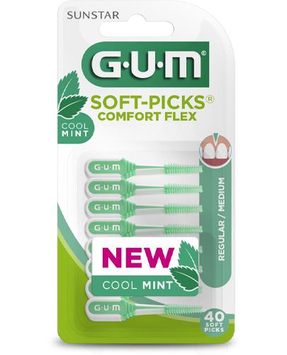  Sunstar Gum Soft-Picks Comfort Flex Gumowa Szczoteczka międzyzębowa średnia, 40 sztuk - Apteka internetowa Melissa  