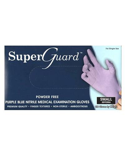  Super Guard Rękawice medyczne nitrylowe bezpudrowe S fioletowo-niebieskie - 100 szt. - cena, opinie, wskazania - Apteka internetowa Melissa  