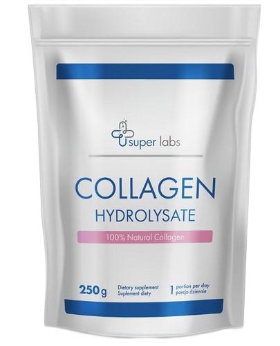 Super Labs Collagen Hydrolysate, 250 g, na skórę ,włosy i paznokcie, cena, opinie, właściwości