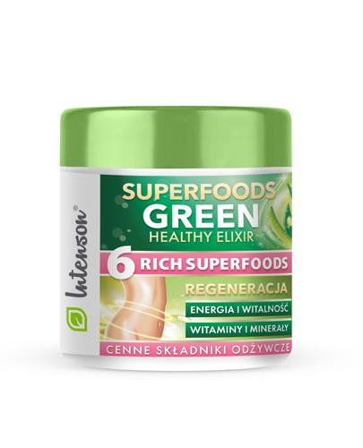  SUPERFOODS Green Healthy Elixir - 150 g - pobudzenie i witalność - cena, opinie, wskazania - Apteka internetowa Melissa  