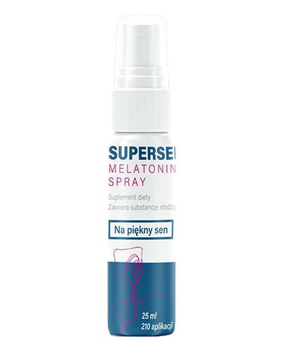  Supersen Melatonina Spray, 25 ml, cena, opinie, dawkowanie - Apteka internetowa Melissa  
