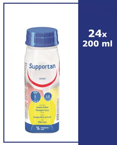 SUPPORTAN DRINK O smaku ananas kokos - 24 x 200 ml