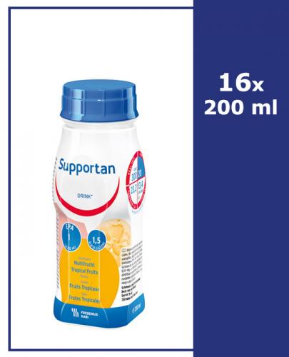 SUPPORTAN DRINK O smaku owoców tropikalnych - 16 x 200 ml