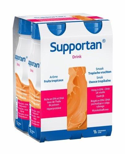 SUPPORTAN DRINK O smaku owoców tropikalnych - 4 x 200 ml - Apteka internetowa Melissa
