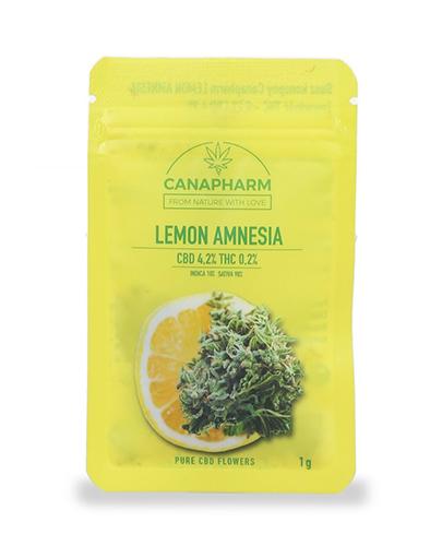  Susz konopny Lemon Amnesia CBD 4,2% THC 0,2% - 1 g - cena, opinie, właściwości - Apteka internetowa Melissa  