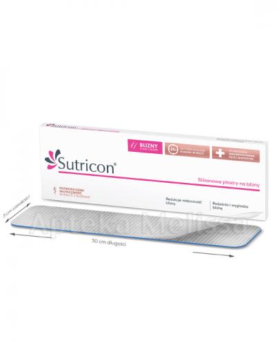 Sutricon, silikonowe plastry na blizny, 5 cm x 30 cm, 5 sztuk