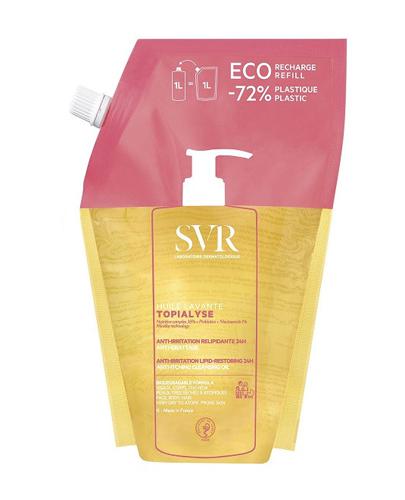 SVR Topialyse Huile Lavante Micellaire Micelarny olejek do mycia, zapas, 1000 ml, cena, opinie, skład