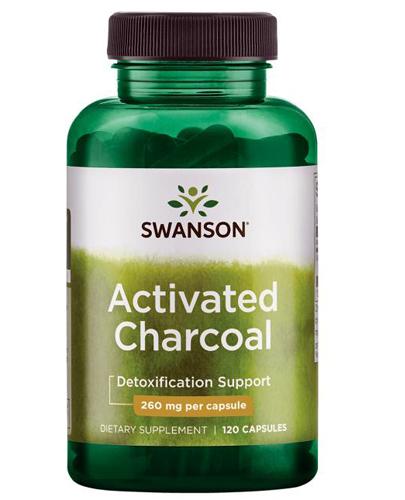  SWANSON Activated Charcoal 260  mg - 120 kapsułek - Apteka internetowa Melissa  