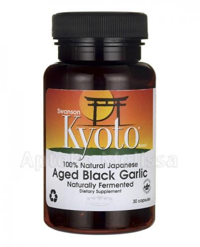  SWANSON KYOTO Aged black garlic 650 mg - 30 kaps.  - Apteka internetowa Melissa  