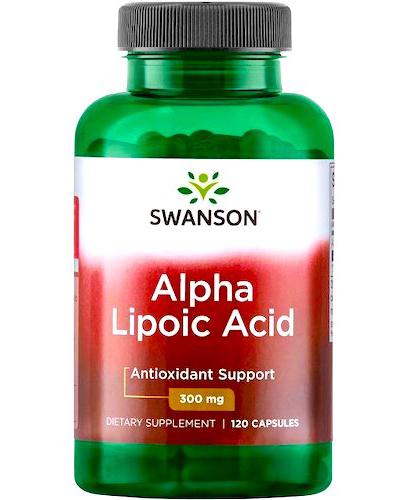 SWANSON ALA Kwas alfa liponowy 300 mg, 120 kapsułek