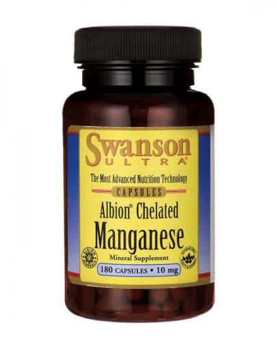  SWANSON Albion chelat manganu 10 mg - 180 kaps. - Apteka internetowa Melissa  