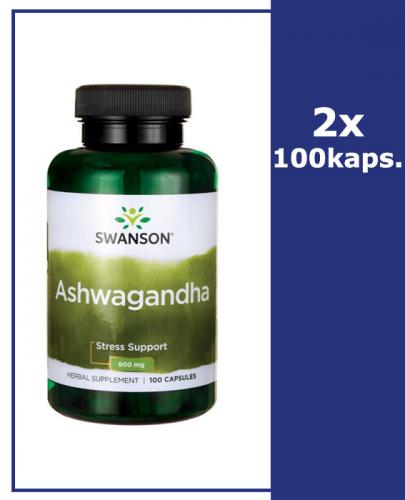  SWANSON Ashwagandha 450 mg - 2x100 kaps. - Apteka internetowa Melissa  
