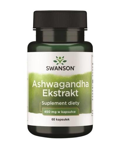  SWANSON Ashwagandha Extract 450 mg, 60 kapsułek - Apteka internetowa Melissa  
