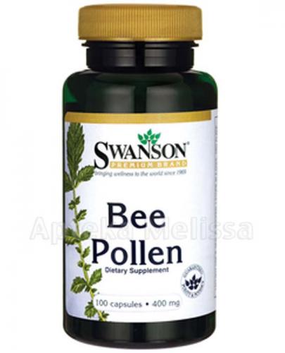  SWANSON Bee Pollen 400mg - 100 kaps. - Apteka internetowa Melissa  