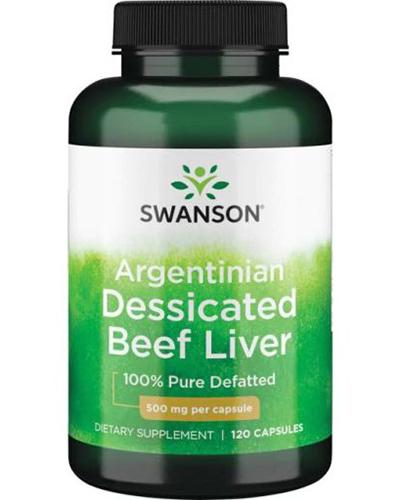 Swanson Beef Liver 500 mg - Apteka internetowa Melissa  