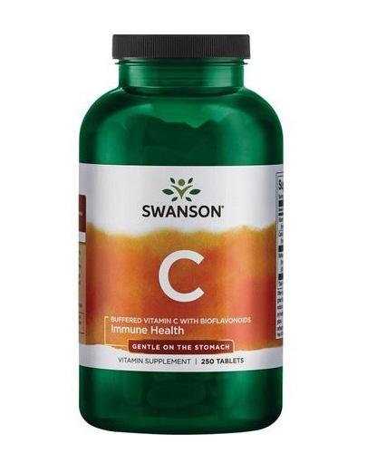  Swanson Buforowana Witamina C 1000 mg z bioflawonoidami - 250 tabl.  - Apteka internetowa Melissa  