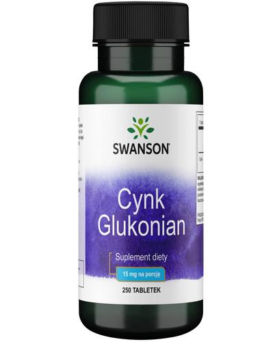  SWANSON Cynk glukonian, 250 tabletek - Apteka internetowa Melissa  