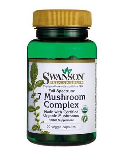  Swanson Full Spectrum 7 Mushroom complex - 60 kaps. Na odporność - cena, opinie, właściwości  - Apteka internetowa Melissa  