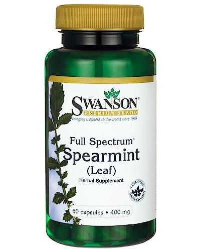 SWANSON Full Spectrum Spearmint 400 mg - 60 kaps. Mięta zielona - Apteka internetowa Melissa