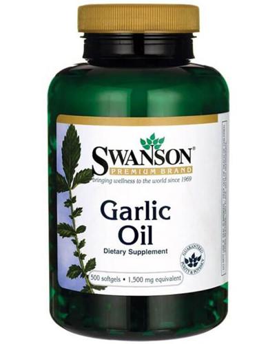 Swanson Garlic Oil Czosnek 1500 mg - Apteka internetowa Melissa  