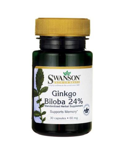 Swanson Ginkgo biloba ekstrakt 60 mg - Apteka internetowa Melissa  