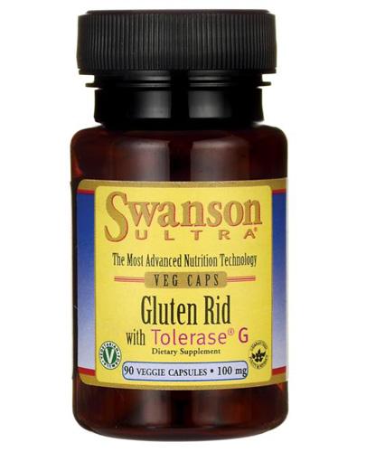  Swanson Gluten Rid with Tolerase G - 90 kaps. Na nietolerancję glutenu - cena, opinie, właściwości  - Apteka internetowa Melissa  