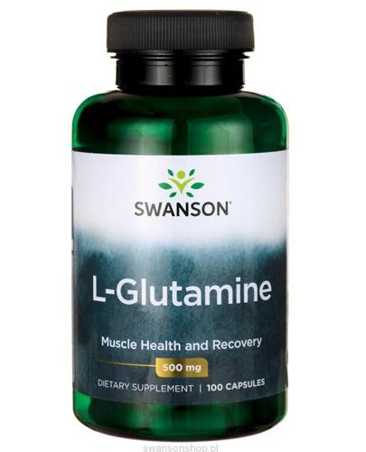  SWANSON L-Glutamine 500 mg - 100 kaps. - Apteka internetowa Melissa  