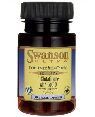  SWANSON L-glutation 200 mg + Koenzym Q10 100 mg - 30 kaps. Ochrona antyoksydacyjna i energia. - Apteka internetowa Melissa  