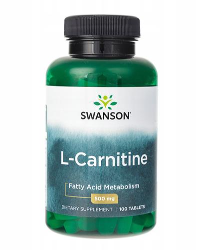  SWANSON L-Karnityna 500 mg - 100 tabl. - Apteka internetowa Melissa  