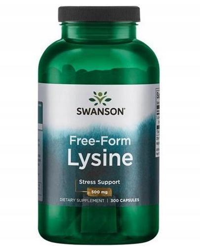  SWANSON L-Lizyna 500 mg - 300 kaps. - Apteka internetowa Melissa  