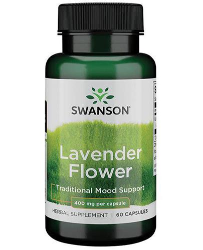  Swanson Lavender Flower 400 mg - 60 kaps. - cena, opinie, stosowanie - Apteka internetowa Melissa  