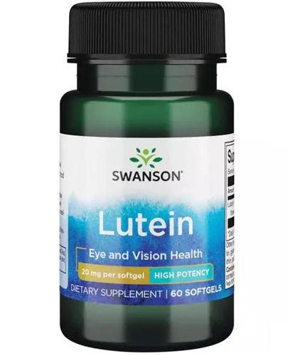 SWANSON Lutein 20 mg - 60 kaps. - Apteka internetowa Melissa