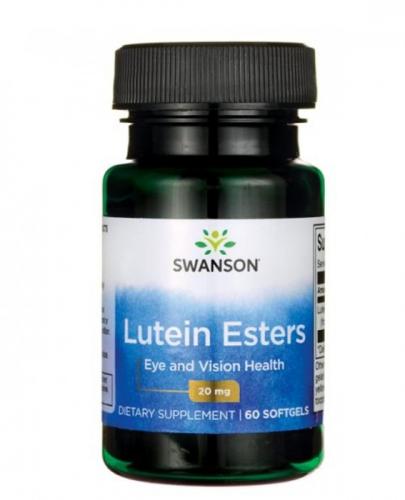  Swanson Luteina estry 20 mg, 60 kapsułek - Apteka internetowa Melissa  