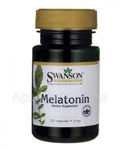SWANSON Melatonina 3 mg - 120 kaps. - Apteka internetowa Melissa